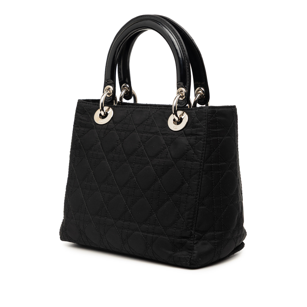 Pre-Loved Dior Medium Nylon Cannage Lady Dior - Picture 2 of 8